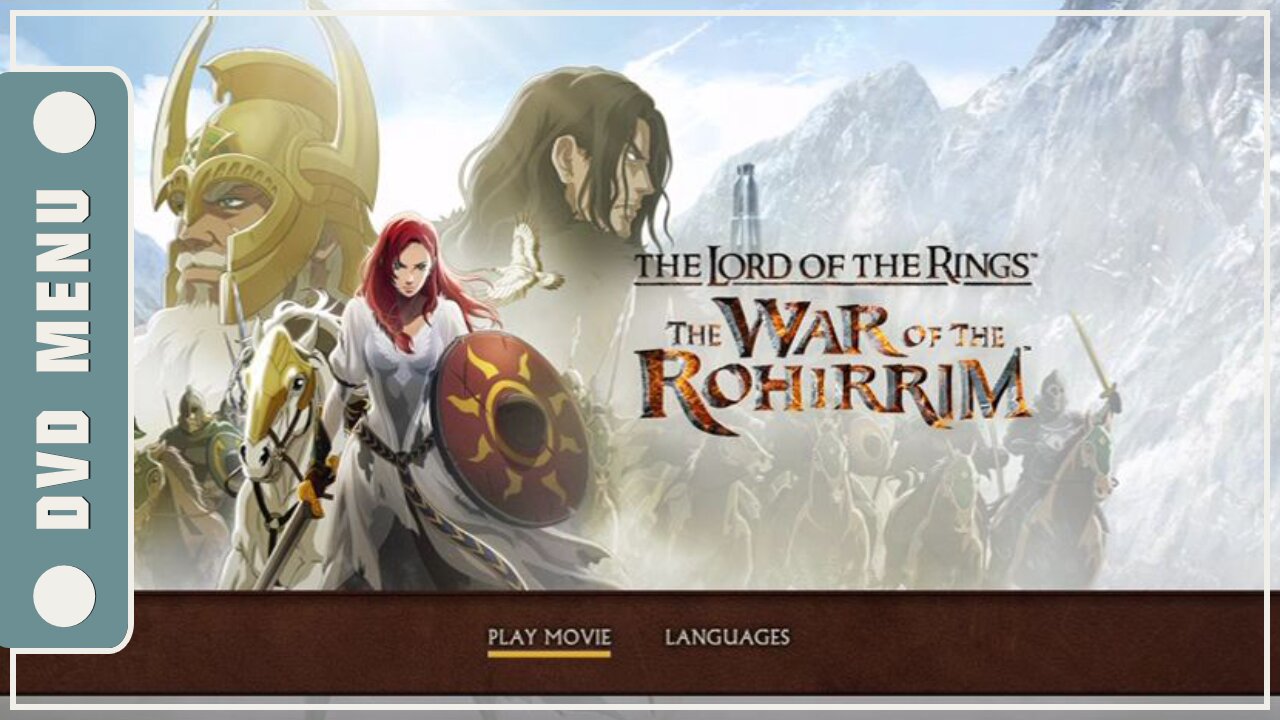The Lord of the Rings: The War of the Rohirrim - DVD Menu