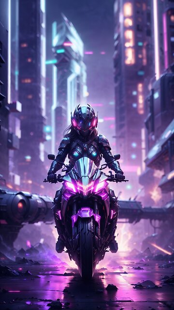 Quantum Escape: Cyberpunk Rider vs Drones