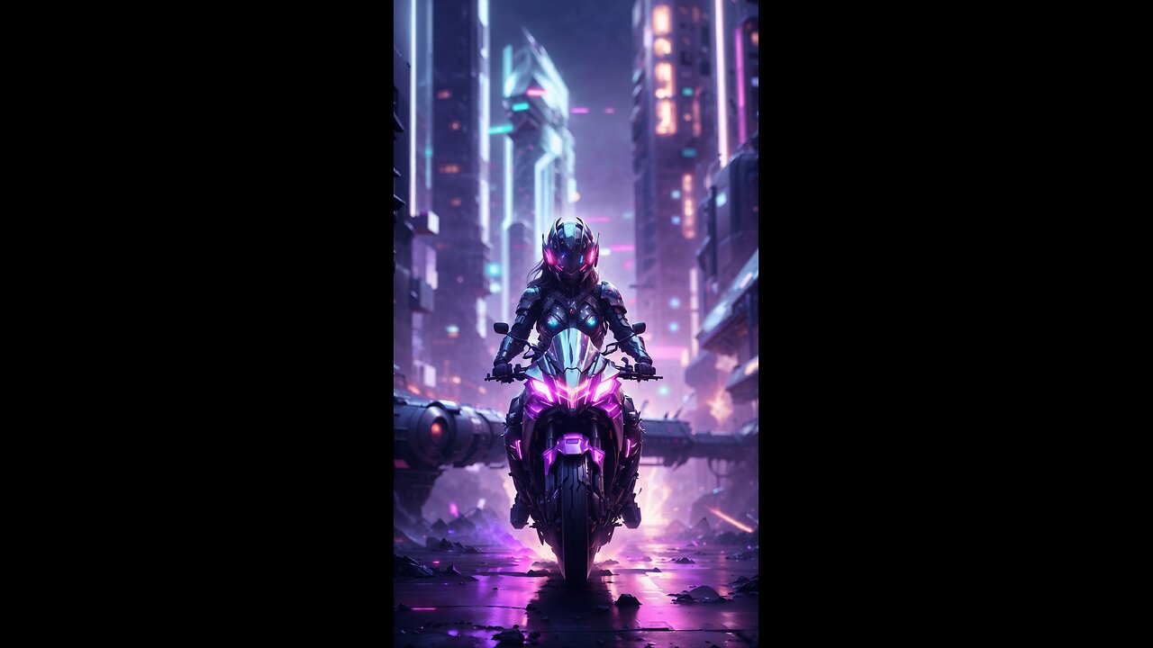 Quantum Escape: Cyberpunk Rider vs Drones