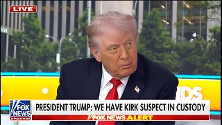 BREAKING: Trump announces Charlie Kirk's suspected assassin in custody