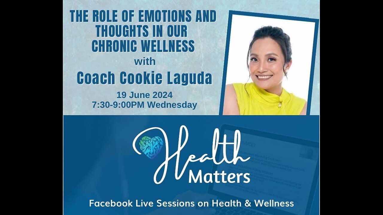 HM Session 97 The Role of Emotions and Thoughts in our Chronic Wellness with Coach Cookie Laguda