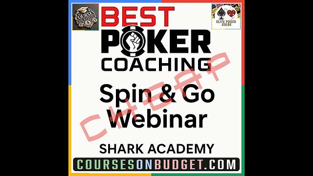 BEST POKER COACHING SPIN&GO WEBINAR SHARK ACADEMY