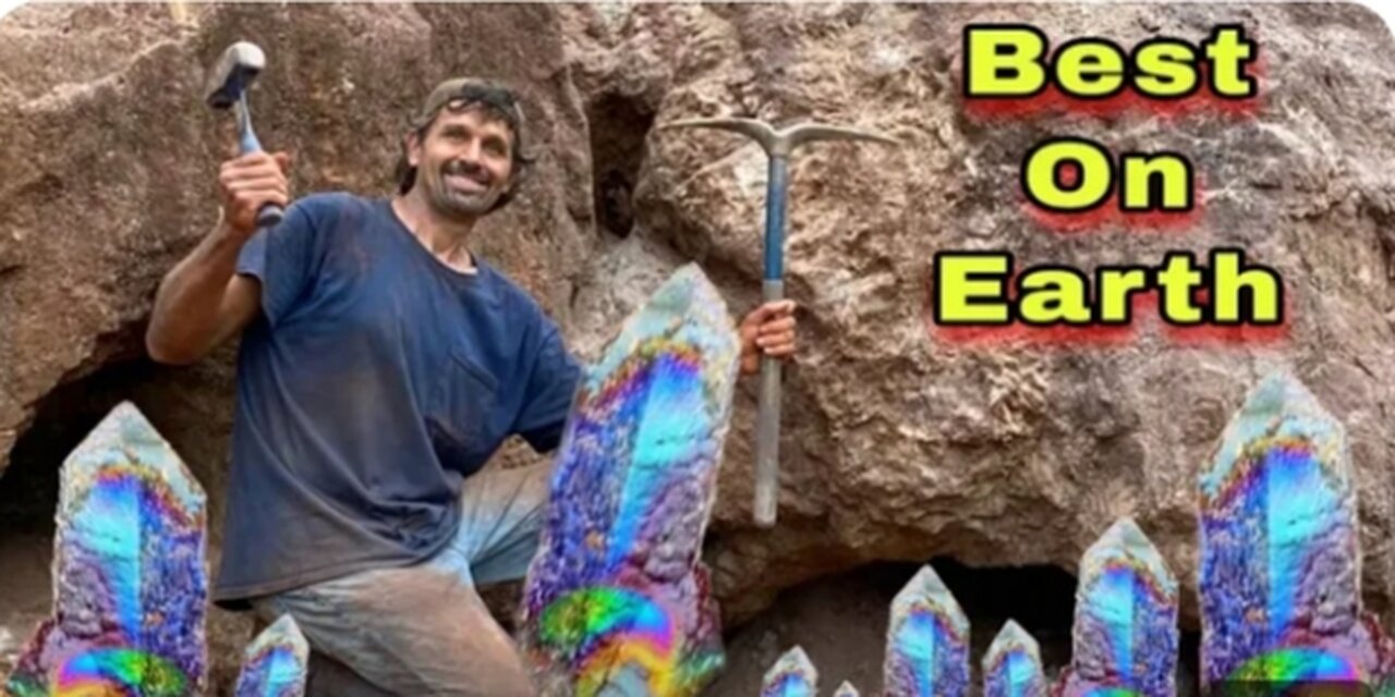 Finding World Best Iridescent Hematite Crystal's