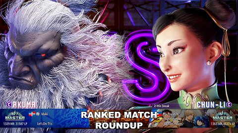 Kuya Kalbo SF6 Ranked Match Roundup. Chun Li Master Rank [Hori Fight Stick]