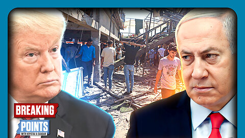 Israel BOMBS Gaza Cafe As Trump Floats CEASEFIRE