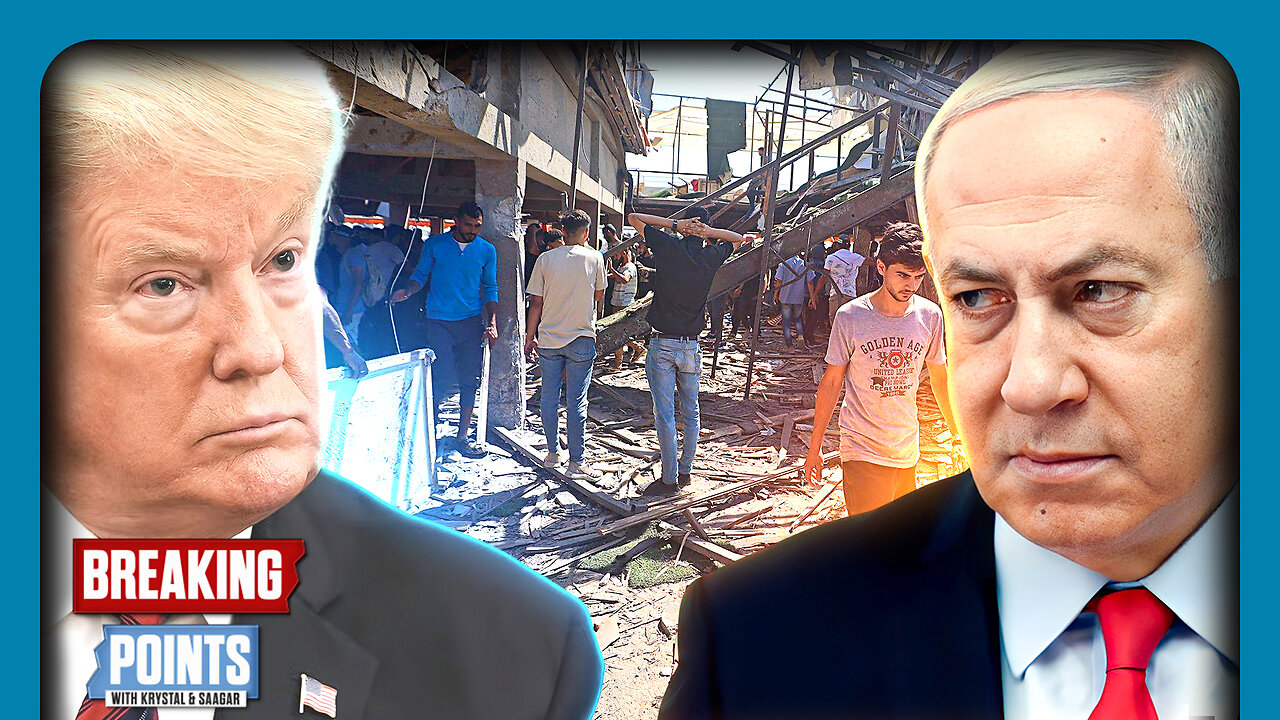 Israel BOMBS Gaza Cafe As Trump Floats CEASEFIRE