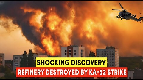 Shocking Discovery: Ukraine’s Hidden Refinery Exposed and Destroyed by Ka-52 Strike