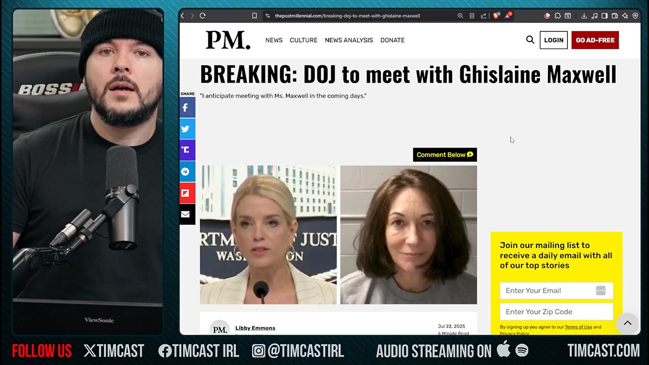 🚨BOOM: DOJ To Meet With Epstein Accomplice Ghislaine Maxwell, Will She EXPOSE Democrats??