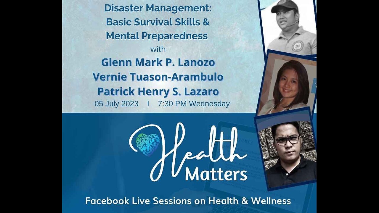 HM Session 65 Basic Survival Skills and Mental Preparedness with Preppers of the Philippines