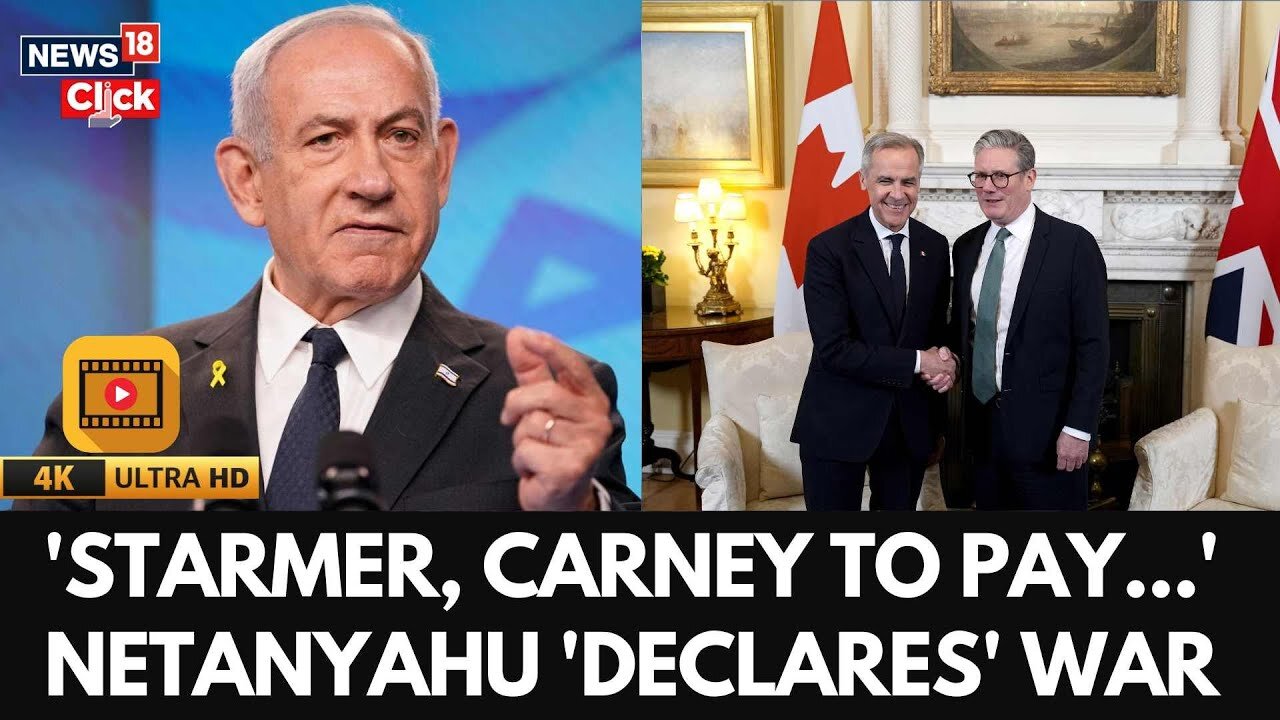 Netanyahu Reacts to UK's Recognition of Palestinian State | Kier Starmer | Israel War | 4K | N1G