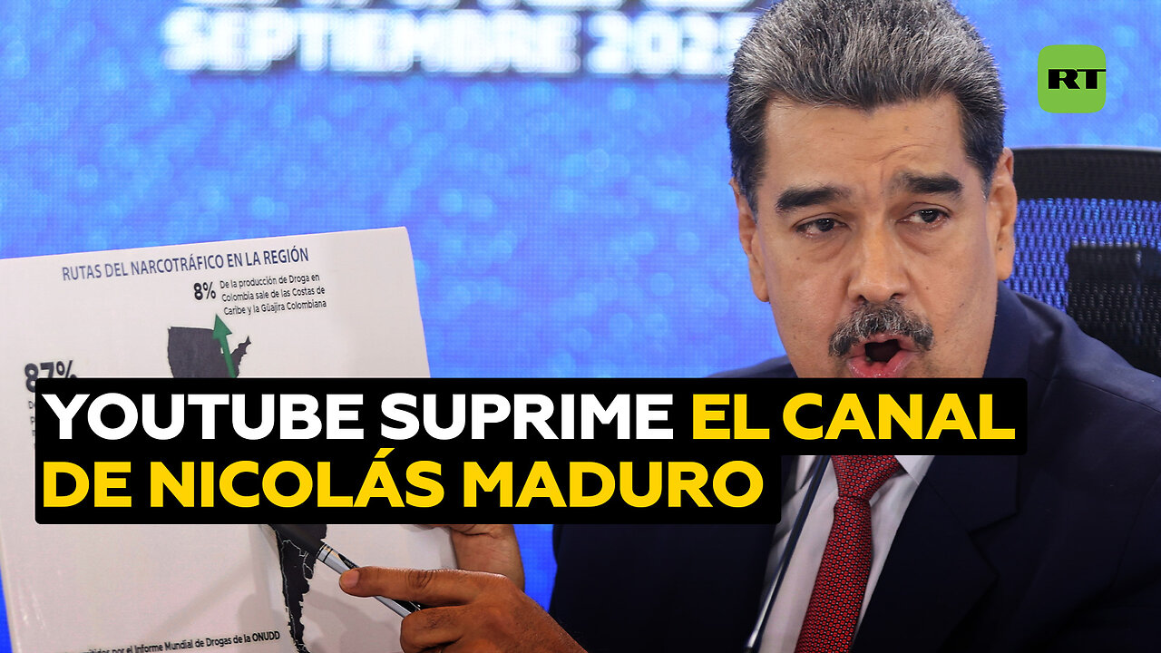 YouTube elimina el canal de Nicolás Maduro