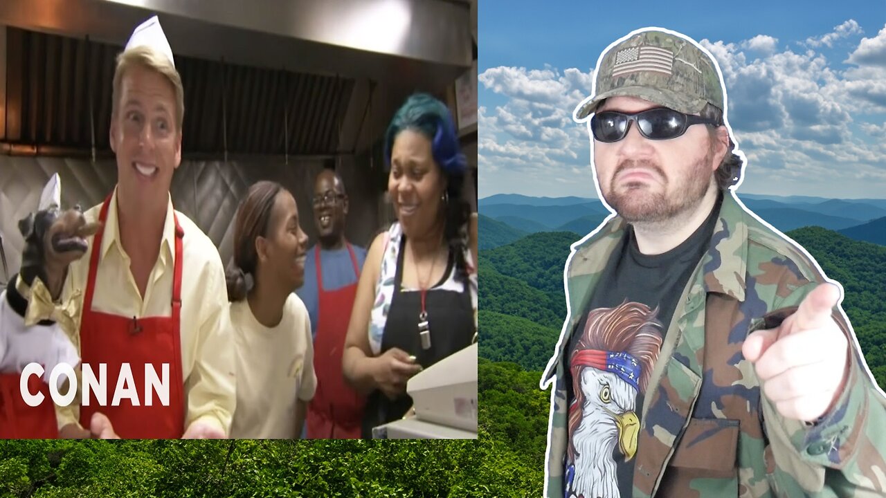 Jack McBrayer & Triumph Visit Chicago's Wiener's Circle - Conan On TBS - Reaction! (BBT)