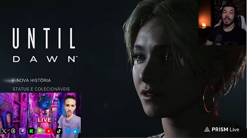 Reagindo ao conteúdo do jogo UNTIL DAWN REMAKE