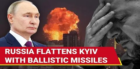 Putin Military DEMOLISHES Kyiv With 500+ Ballistic Missiles, Drones | Watch Terrifying Visuals