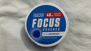 Grinds Focus (Blue Raspberry) Pouches Review