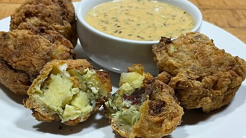 Leftover Potato Salad Poppers