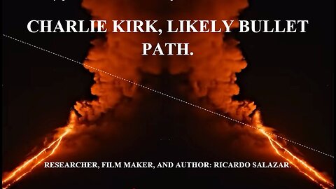 CHARLIE KIRK LIKELY BULLET PATH