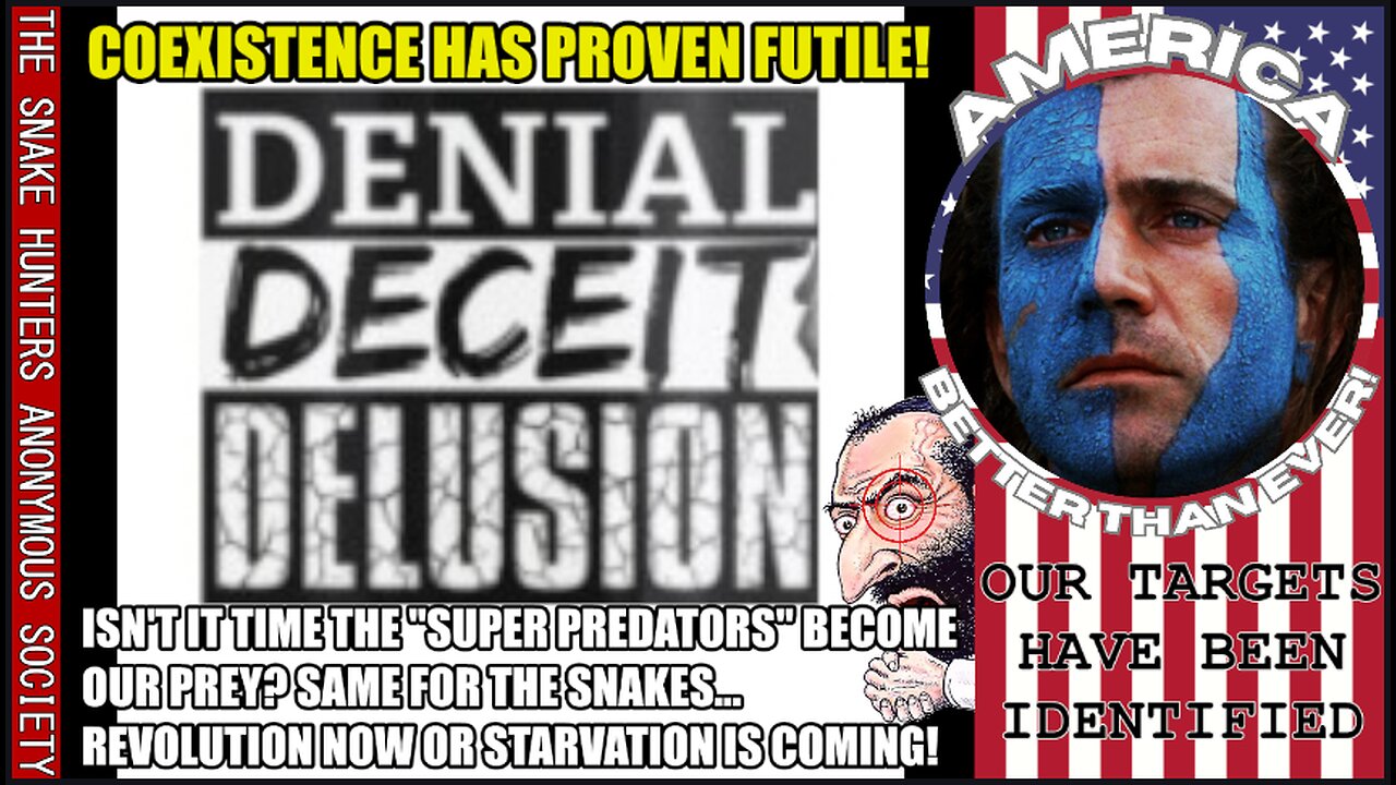 TIME TO MAKE THE "SUPER PREDATOR" THE PREY... REVOLUTION NOW!
