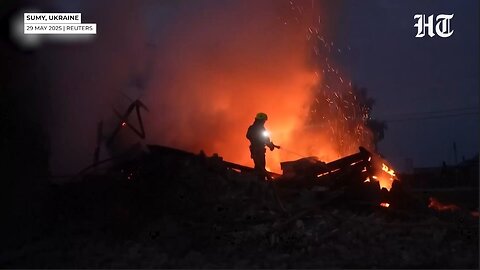 Ukraine’s Sumy Burns After Putin Bombs The Border Region Amid Bid To Create Buffer Zone