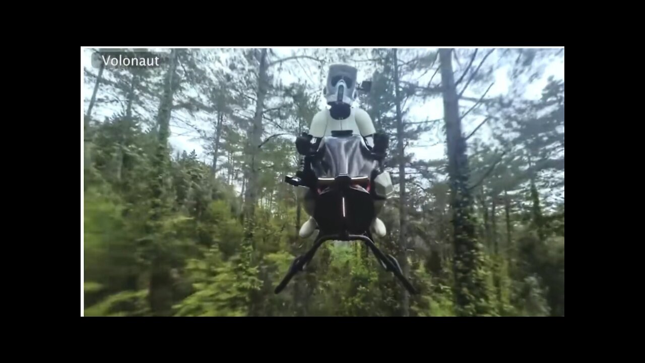 Flying motorcycle zooms at 124 mph without touching the ground