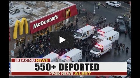 BREAKING! ICE Buses SURROUND Texas McDonald's - 500+ Deported on the Spot