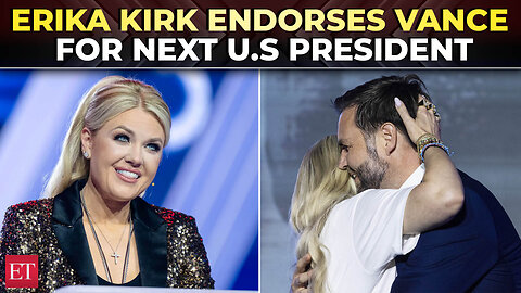 ‘Get my husband’s friend…’: Erika Kirk endorses Vance for 2028 prez race as Trump hints at 3rd term