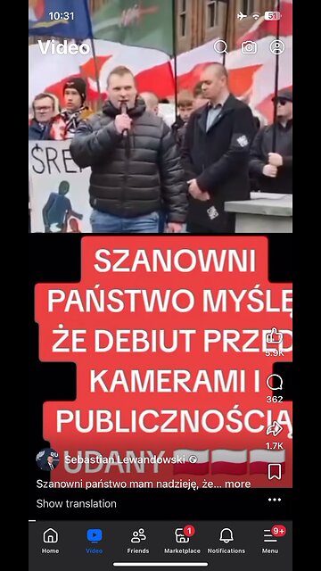 In Polish Sebastian Lewandowski song about migrants