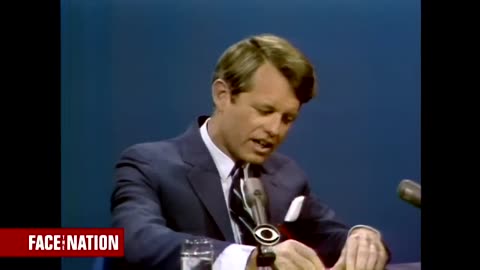 Robert F. Kennedy on "Face the Nation" in 1967, retrieved from the archives