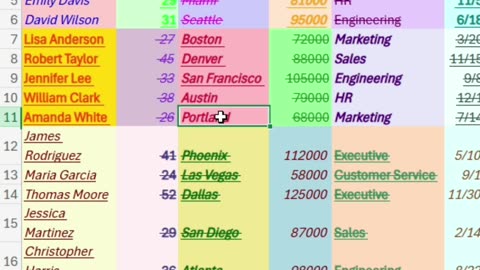 Excel | The Most Satisfying Excel Fix! 😌 #shorts
