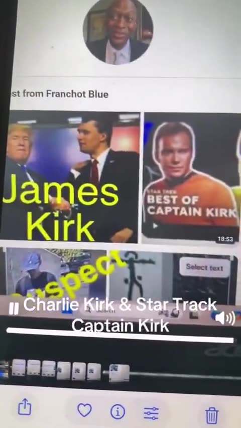 Interesting findings about Charlie Kirk and Star-Trek Charlie