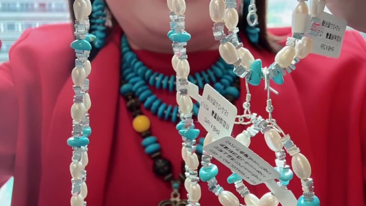 250619-4 Turquoise & Pearl Set: A Dreamy Palette Worn Close to the Skin