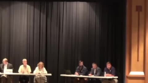 Tense moments between speaker and commissioner.