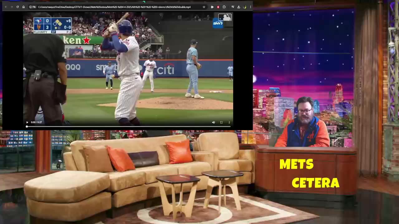 METS VS. BLUE JAYS POST GAME, 4-2-2025 (METS CETERA #3)