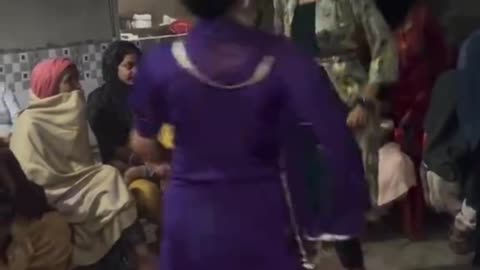 Young Girl Amazing Hot Dance At Home Wedding Party