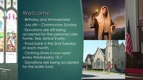 June 29th 2025 Point Marion United Methodist Church 11am service