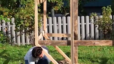 DIY mini sauna with pallets 🔥