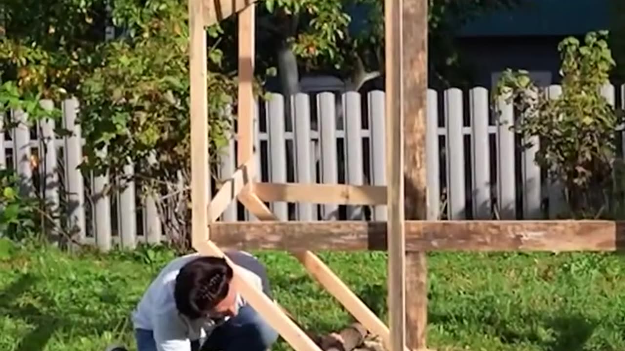 DIY mini sauna with pallets 🔥