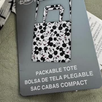 Disney Parks Mickey Mouse Bag Hanger with Tote #shorts