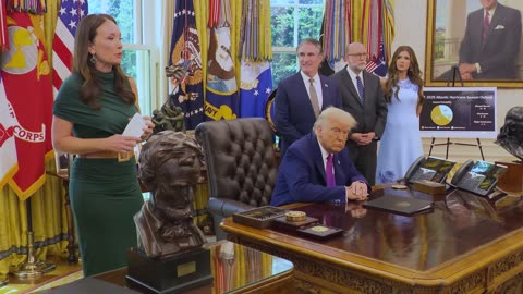 President Trump Attends a Briefing on the 2025 Hurricane and Wildfire Season Outlook & Preparedness