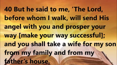 The servant gives her rich gifts