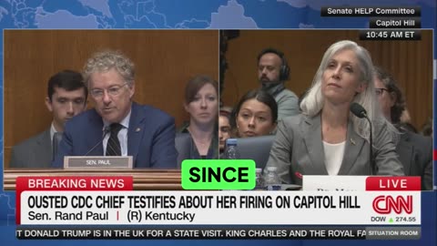 Rand Paul just forced ousted CDC official Susan Monarez to admit the truth...