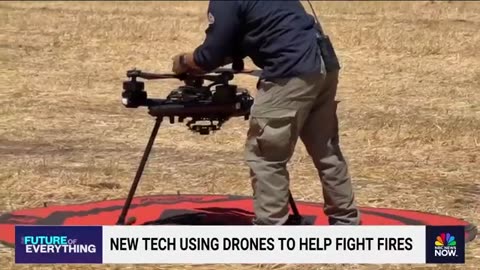New drone technology helps fight fires