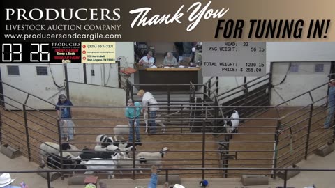 5/27/2025 - Sheep & Goat Auction - Producers Livestock Auction Company