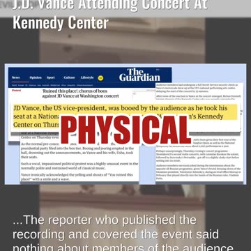 Fact Check: Clip Does NOT Have 'Kill That Vice' At J.D. Vance Attending Concert At Kennedy Center
