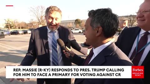 Thomas Massie Responds To Trump's Call For Him To Face Primary