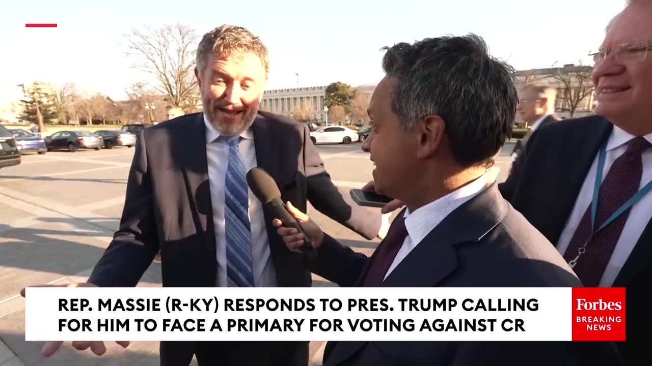 Thomas Massie Responds To Trump's Call For Him To Face Primary
