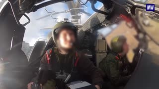Ka-52m Helicopter Strikes Ukrainian Forces in Forested Area