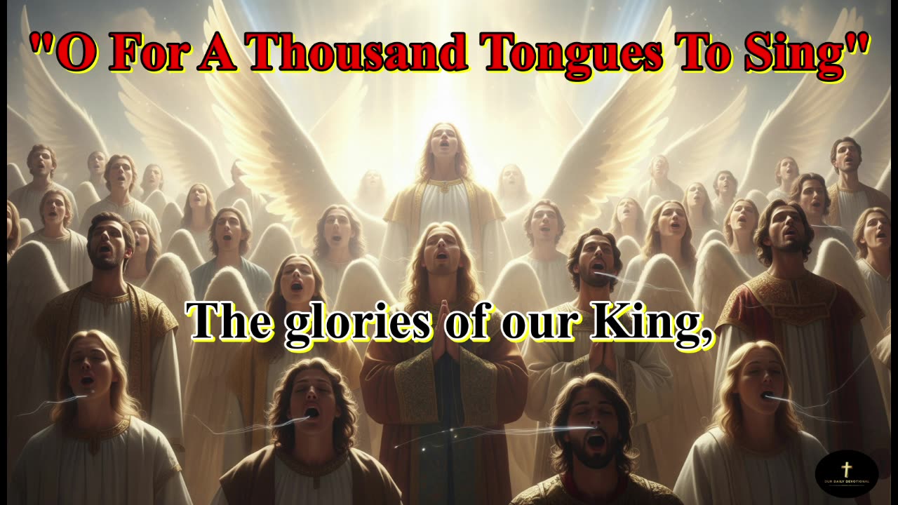 O For A Thousand Tongues To Sing, The wonders of His love,