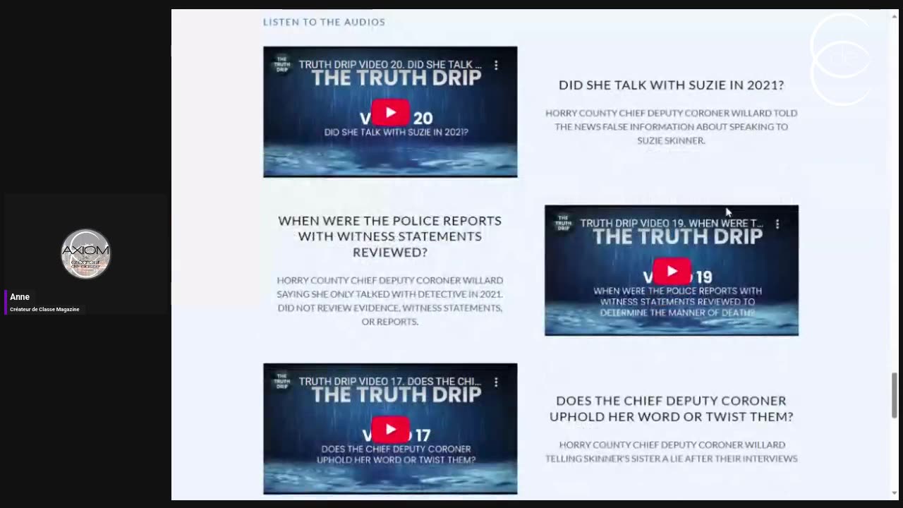 Chris Skinner Case - Truth Drip Updates