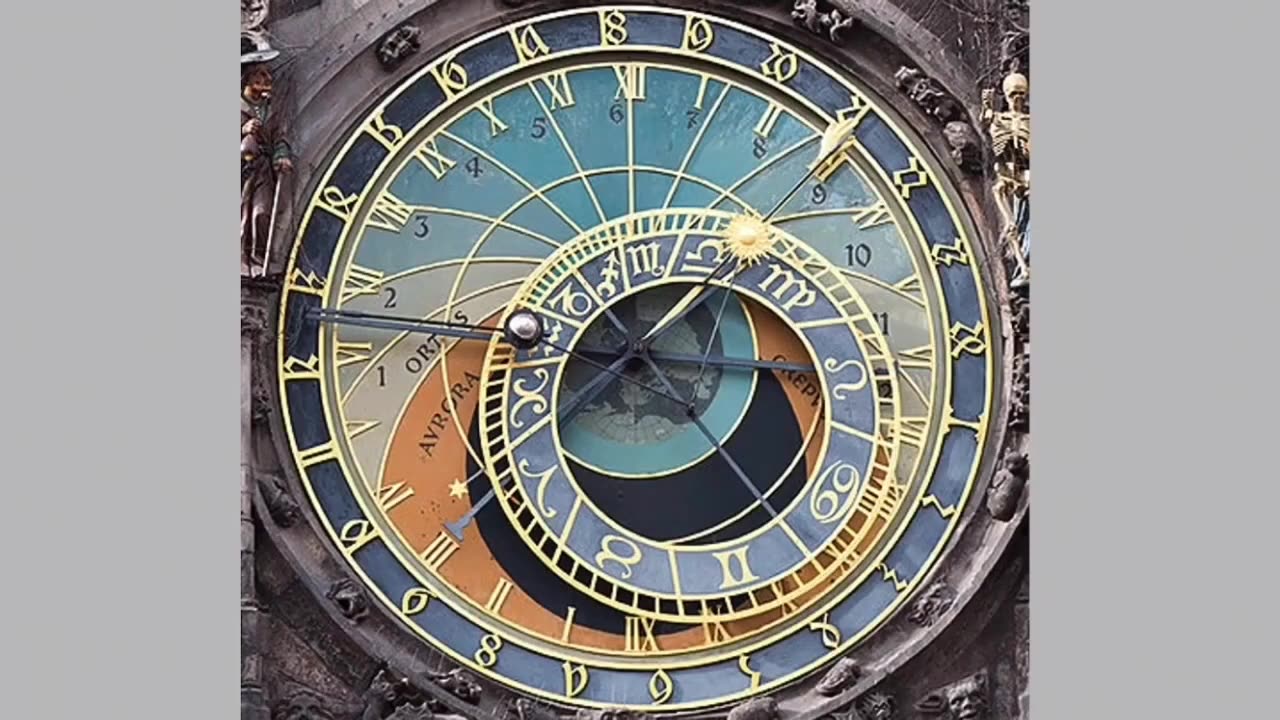 How to read the Prague astronomical clock